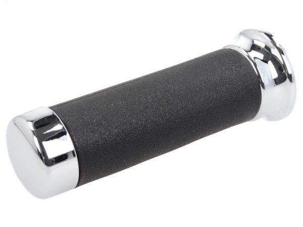 Left-side rubber grip, black, for Vespa LXV 50-125
