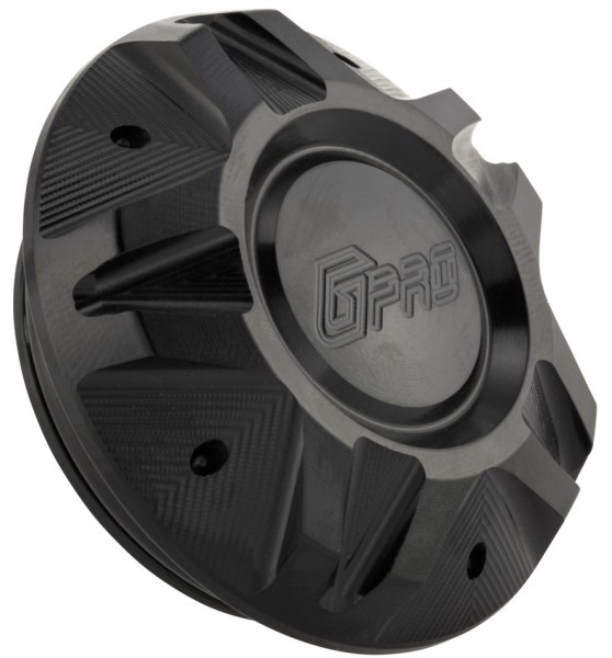 Hub nut cover rim front MK I for Vespa, black