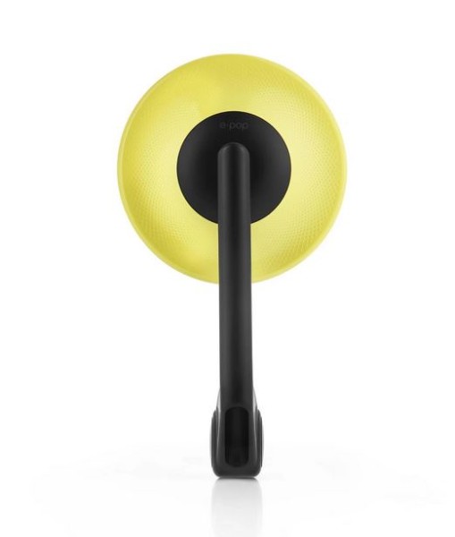 Handlebar end mirror RIZOMA E-POP for Vespa left or right, black/yellow