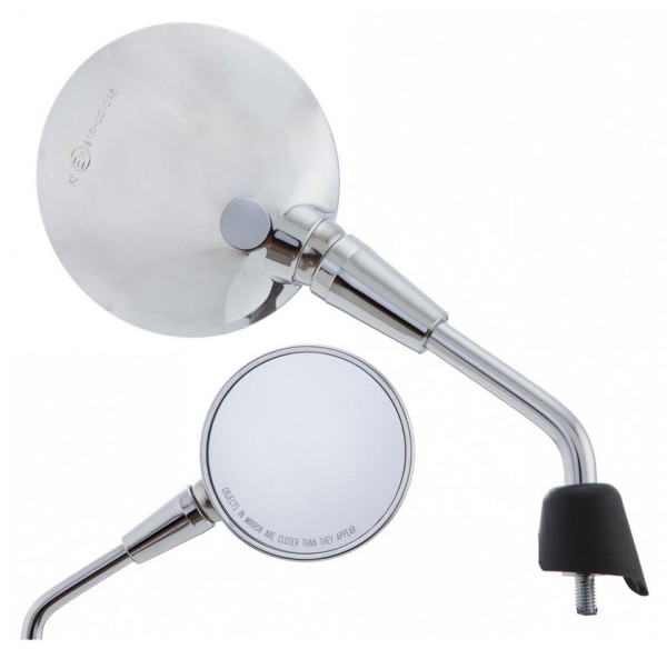 Mirror Shorty chrome right, left for Vespa Primavera 50-150ccm 2T/​4T / ​GTS HPE 50-300ccm