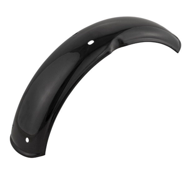 Mudguard 2.0 Garelli without bracket for Vespa PX 80-200cc, metal black glossy