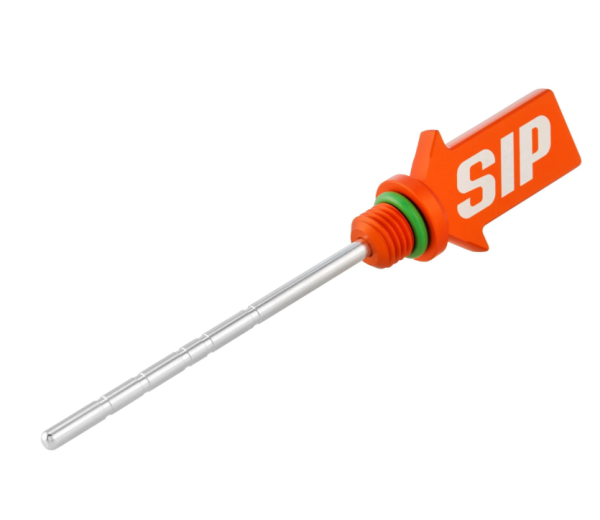 Oil dipstick transmission oil, orange matt