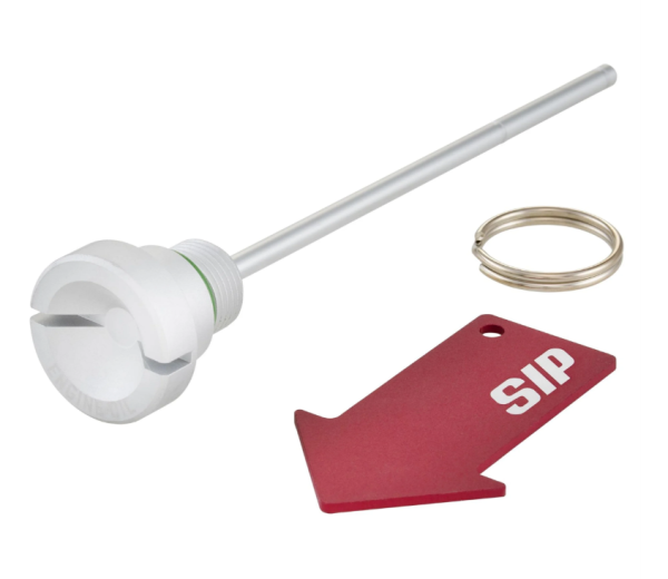 Oil filler plug engine oil for Vespa LX/S 3V i.e. 125-150ccm 4T AC, silver dull