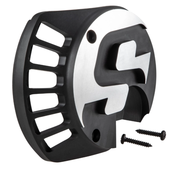 Air intake vario cover for Vespa GTS/GTS Super/GTV/GT 60/GT/GT L 125-300cc, black/silver