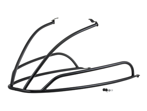 Crash bar side cover for Vespa Primavera/Sprint/Elettrica 50-150ccm, black glossy