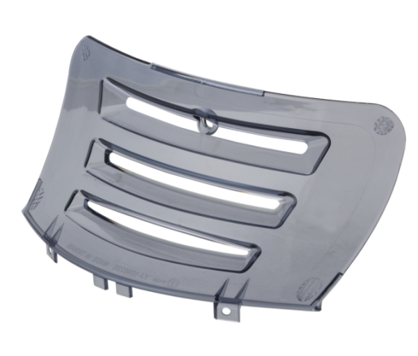 Spark plug flap for Vespa Primavera/​Sprint 50-150ccm 2T/​4T AC, black tinted