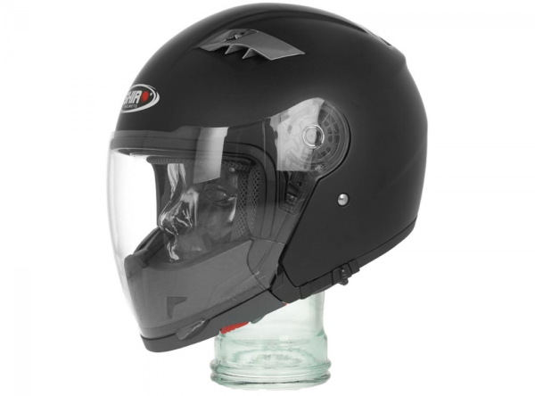 Shiro modular helmet, SH414, system, matt black