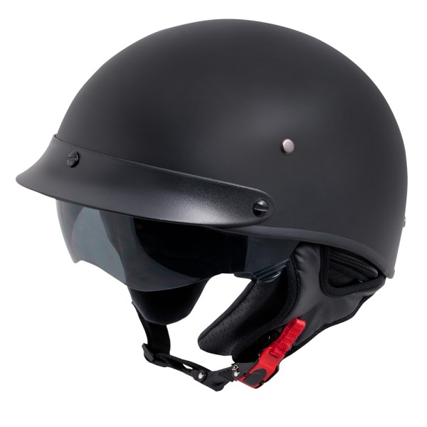 Germot jet helmet GM 20, matt black, DOT approved