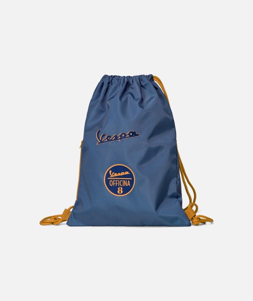 Vespa gym bag/backpack Officina 8 blue