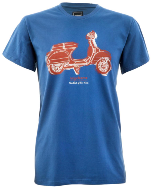 T-shirt "PX - Heartbeat of the 80's", blue