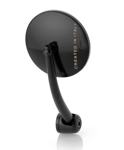 Handlebar end mirror RIZOMA "SPIRIT RS" for Vespa GTS/GTS Super/GTV/GT, bronze lettering