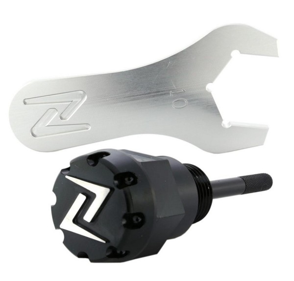 Oil filler screw engine oil for Vespa, black