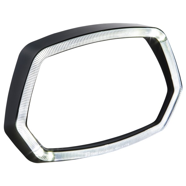 Lamp ring matt black LED light ring for Vespa Sprint 125/​150ccm 4T ('13-'18)