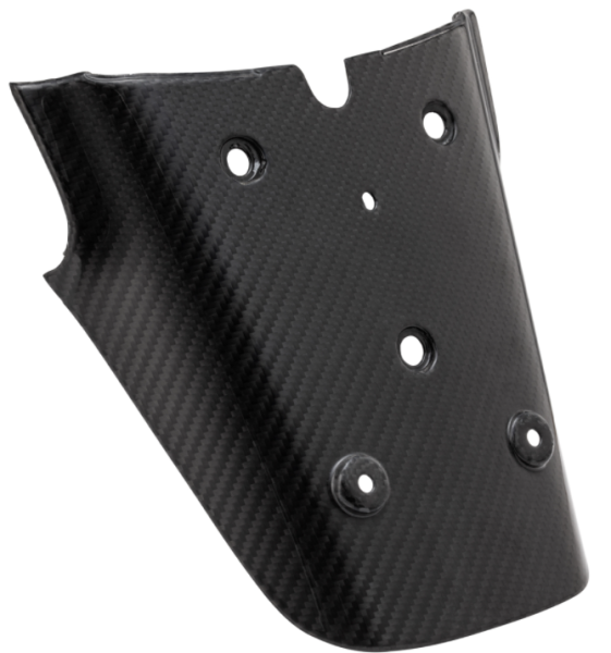 Rear license plate holder for Vespa GTS/​GTS Super/​GTV 125-300ccm, carbon