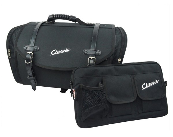 Bag set Classic for Vespa, black