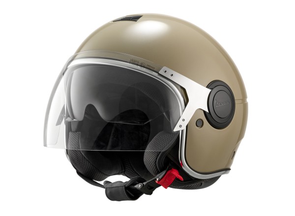 Vespa jet helmet, Vespa Argentario, green