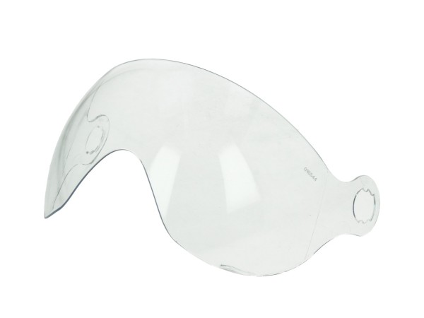 Helmo Milano visor, short, clear, scratch-resistant, anti-fogging