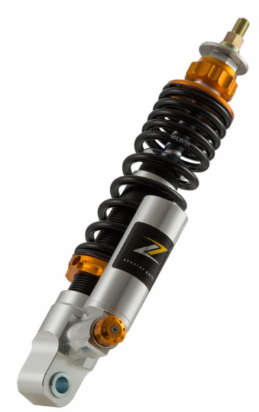 Front shock absorber for Vespa GTS/​GTS Super 125-300ccm ('14-'16), silver/orange
