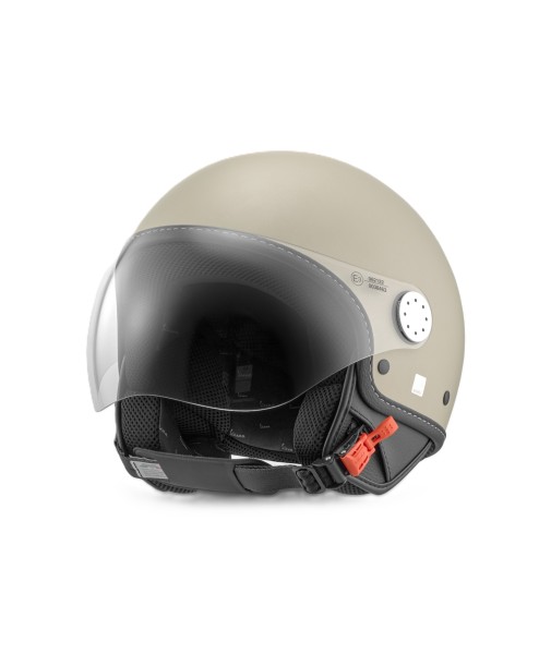 Vespa Open-Face Helmet, Vespa Long Visor, Matte Beige (598) - M