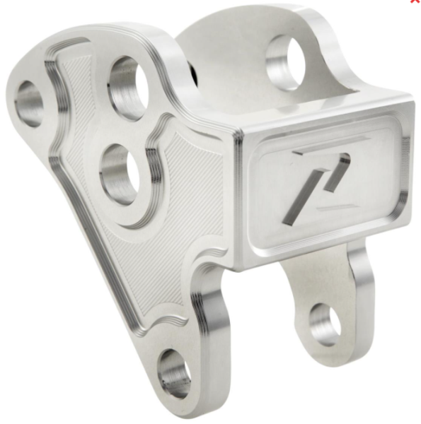 Adapter for lowering shock absorbers, rear for Vespa Primavera/​Sprint, silver