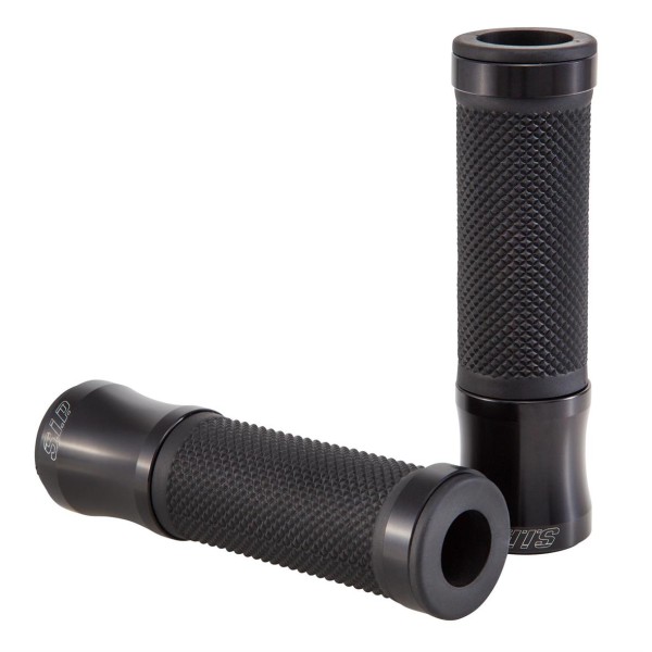Grips glossy black SIP for Vespa ET/​LX/​LXV/​S/​Primavera/​Sprint 50-150ccm
