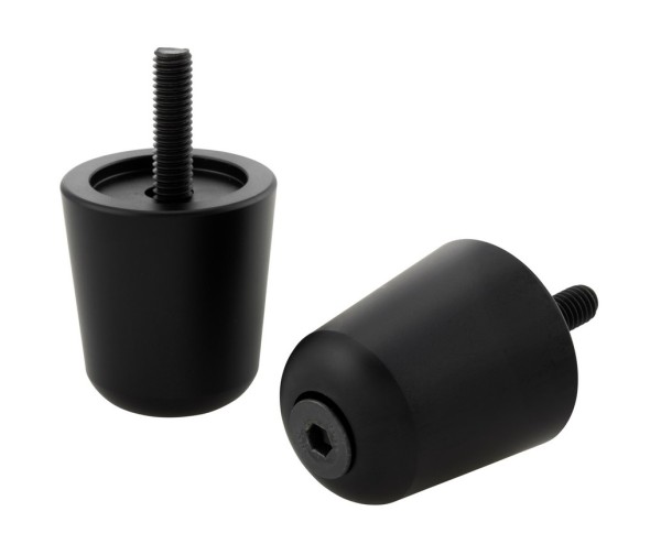 Handlebar end weights for Vespa, black matt