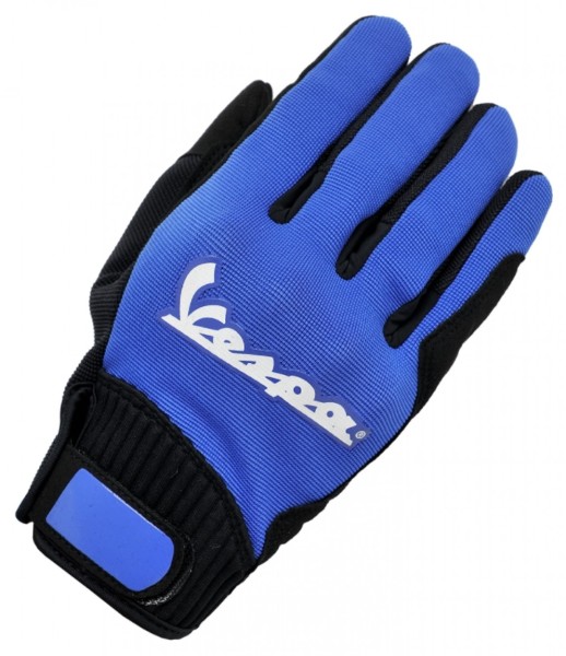 Vespa gloves color textile blue