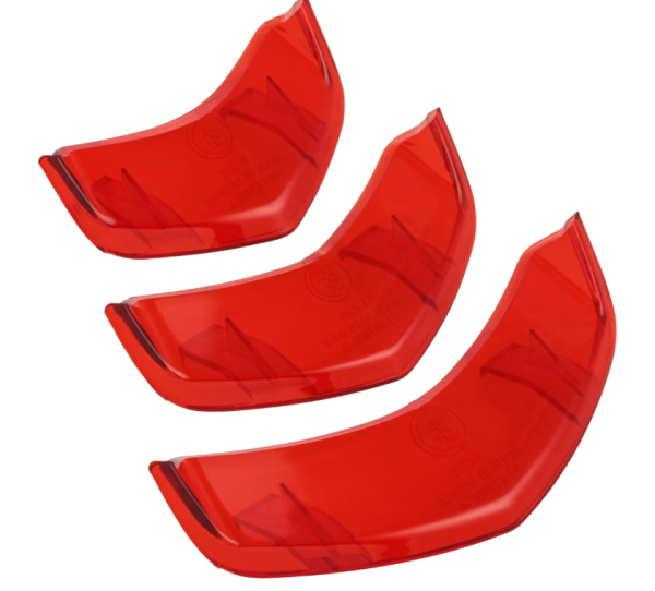 Cascade insert for Vespa GTS/GTS Super/GTV HPE 125-300cc ('19-22), red transparent