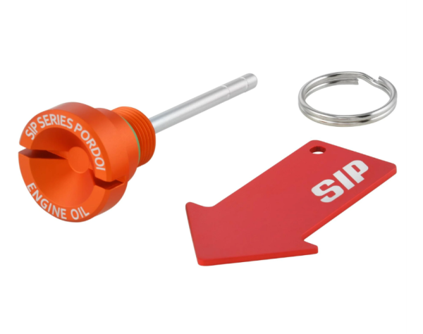Oil filler plug engine oil for Vespa GTS Super 125cc 4T LC Euro 3 (09-16), orange matt