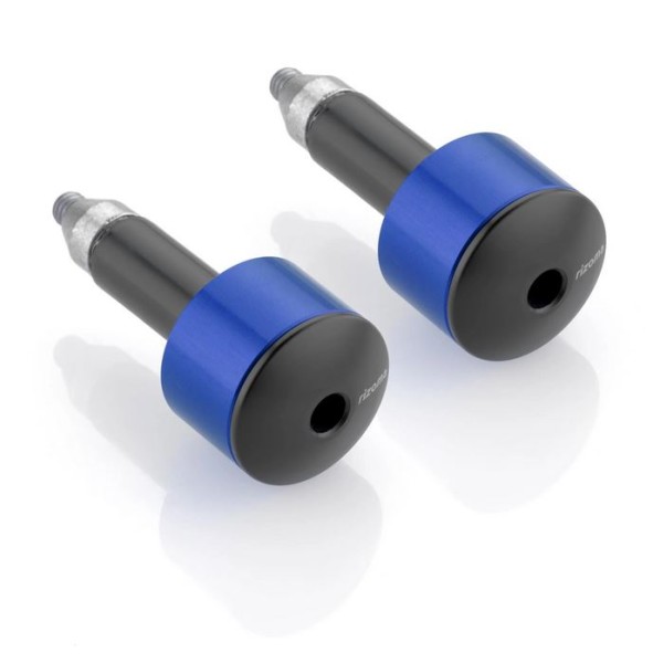Handlebar end weights RIZOMA left & right for Vespa, blue anodized