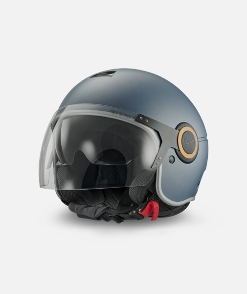 Vespa Officina 8 Matte Blue Jet Helmet - M