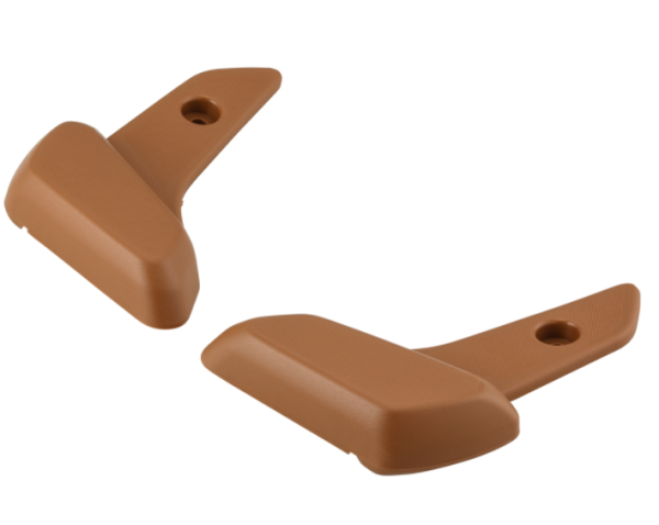 Footrests light brown left/right for Vespa Primavera/​Sprint 50-150ccm, plastic