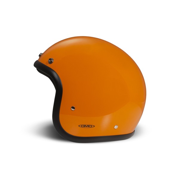 DMD Retro Jet Helmet, orange, glossy, orange, fiberglass, ECE 22.06