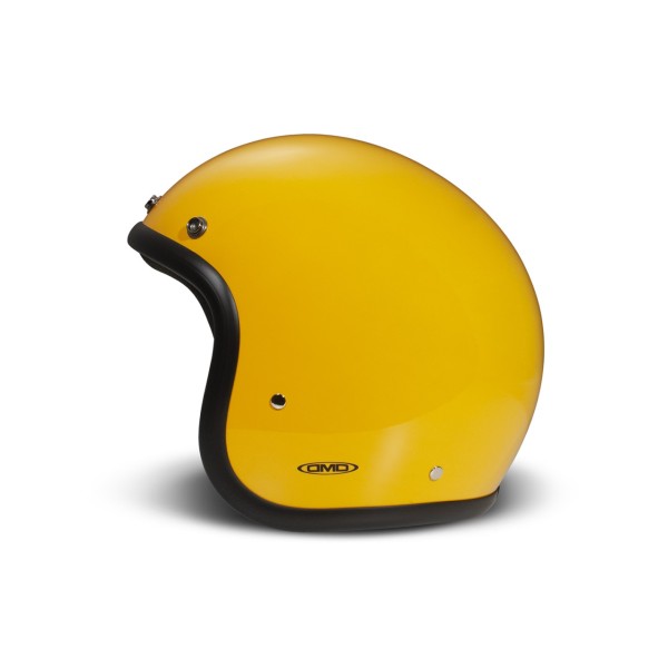 DMD Jet Helmet Retro, yellow, glossy, yellow, fiberglass, ECE 22.06