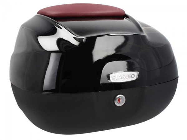 37L Top Case with Backrest for Piaggio Beverly 350 Sport Touring (17-20) - Black 90/B