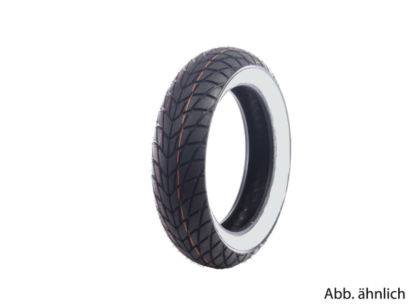 Mitas tires 130/70-12, 62P, TL, white wall tyres, MC20, M+S, front/rear