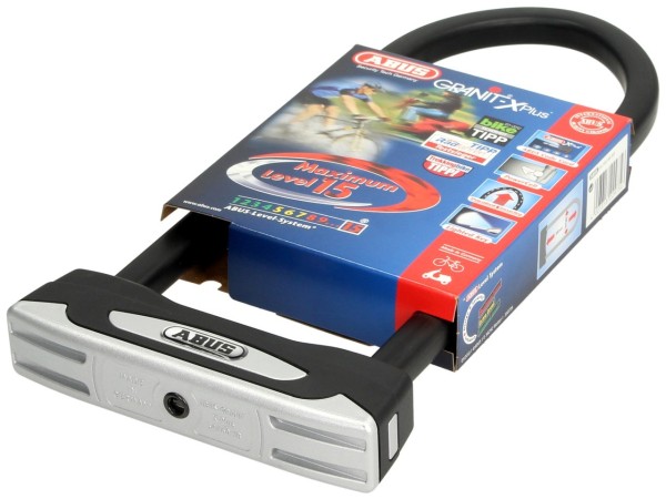 ABUS U-lock 230x108 Granit X-Plus 54 for motorcycle, scooter & Vespa