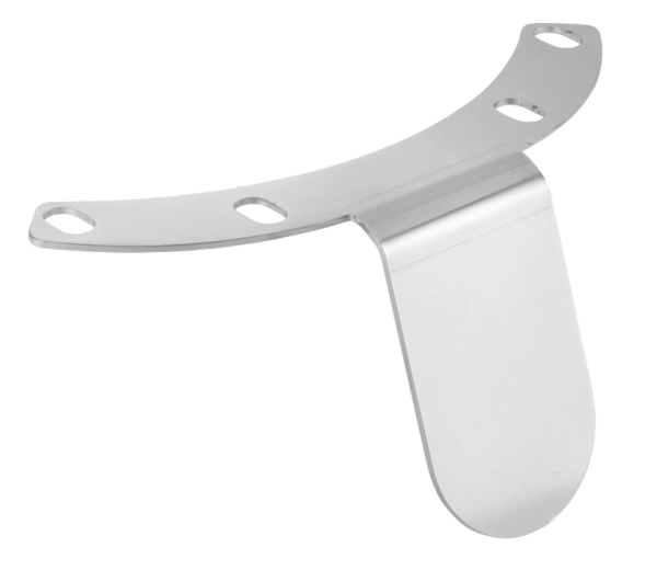 Holder Pickerl for Austrian inspection sticker for Primavera/Sprint 50-150ccm, polished stainless steel