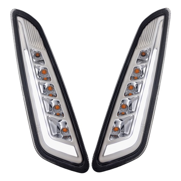 Indicator kit front left / right LED tinted for Vespa Primavera /​ Sprint 125-150cc SIP Style