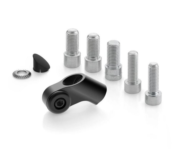 Mirror adapter RIZOMA "Side Mount" L 42.5 mm for Vespa, black anodized
