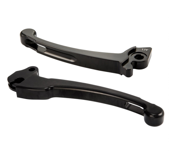 Sport lever set clutch/brake for Vespa PX 125-200cc, HBZ Grimeca, right/left, black