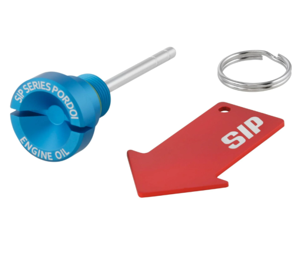 Oil filler plug engine oil for Vespa GTS Super 125cc 4T LC Euro 3 (09-16), blue matt