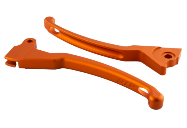 Sport lever set brake left/right for Vespa LX/​LXV/​S/​Primavera/​Sprint 50-150ccm, matt orange