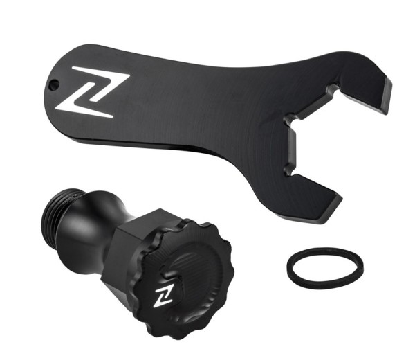 Oil filler plug for Vespa GTS/​GTS Super/​GTV 300cc HPE, glossy black