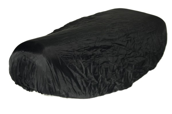 Rain cover for Vespa LX seat, black, water repellent