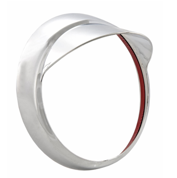Lamp ring with lampshade for Vespa GTV /GT 60 125-300cc, chrome