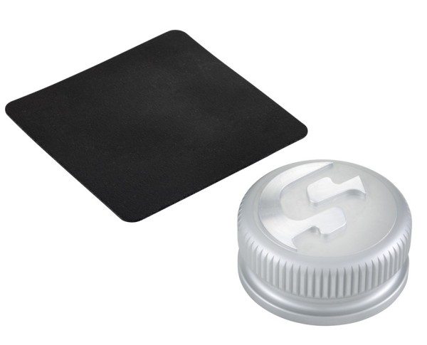 Tank cap for Vespa, matt silver