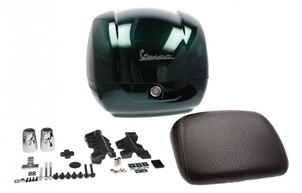 Original Topcase for Vespa GTS - green / metalized green 349/A