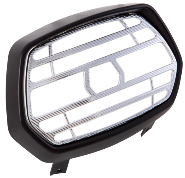 Lamp grille black matt for Vespa Sprint 50-150ccm 2T/​4T, grille - chrome