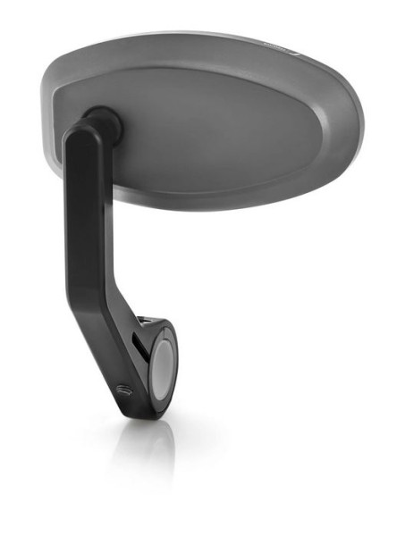 Handlebar end mirror RIZOMA "REVERSE RETRO" left or right for Vespa, grey anodized